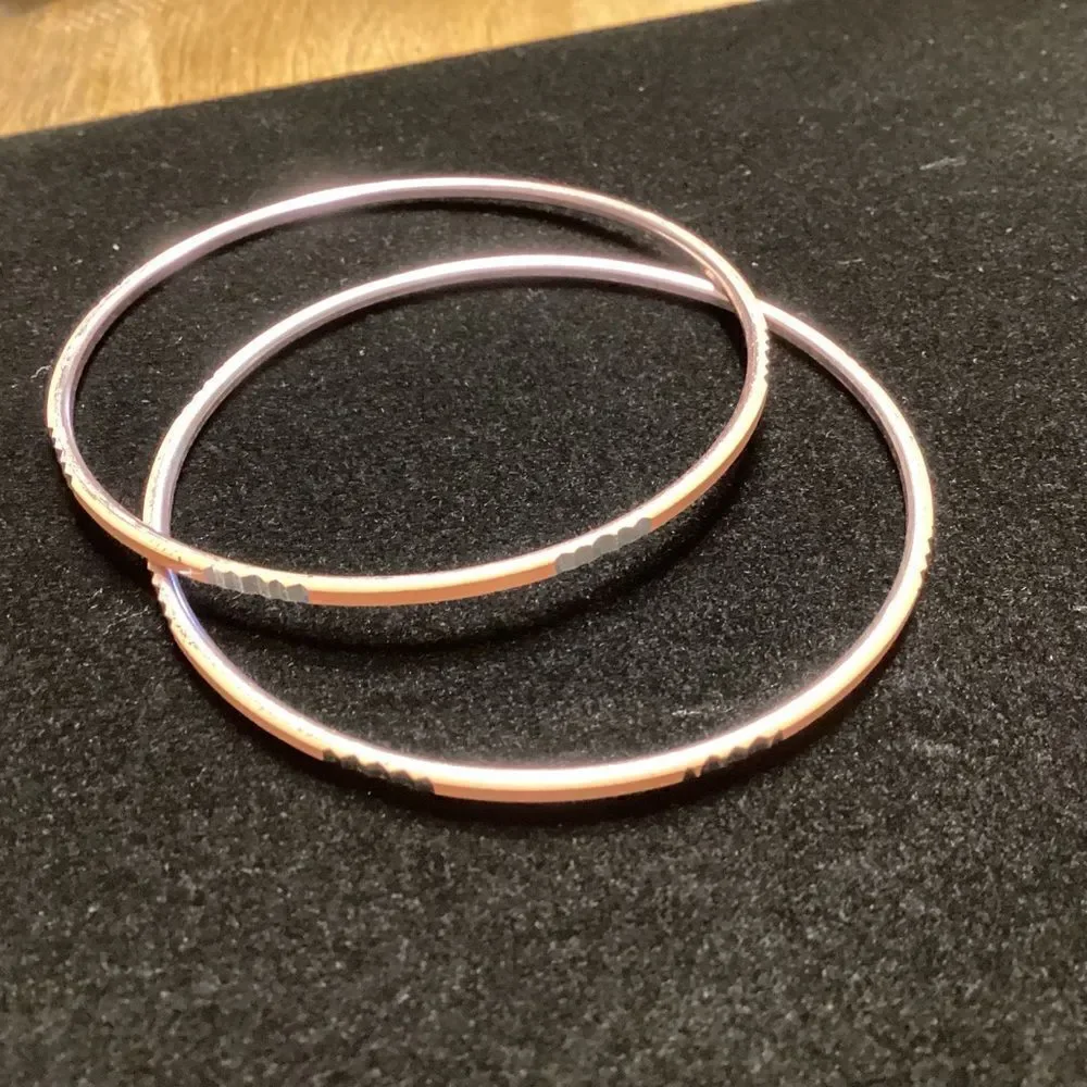 Set of 2 matching Enamel Bracelets